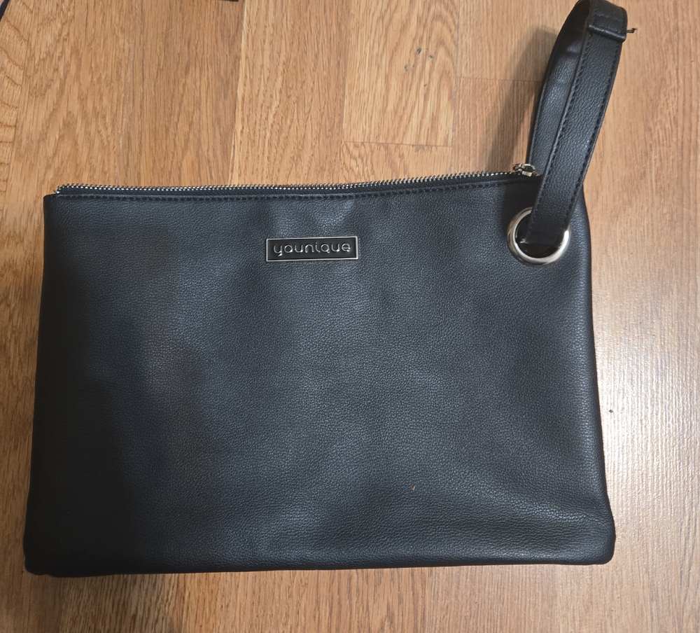 Younique Black Envelope Wristlet
